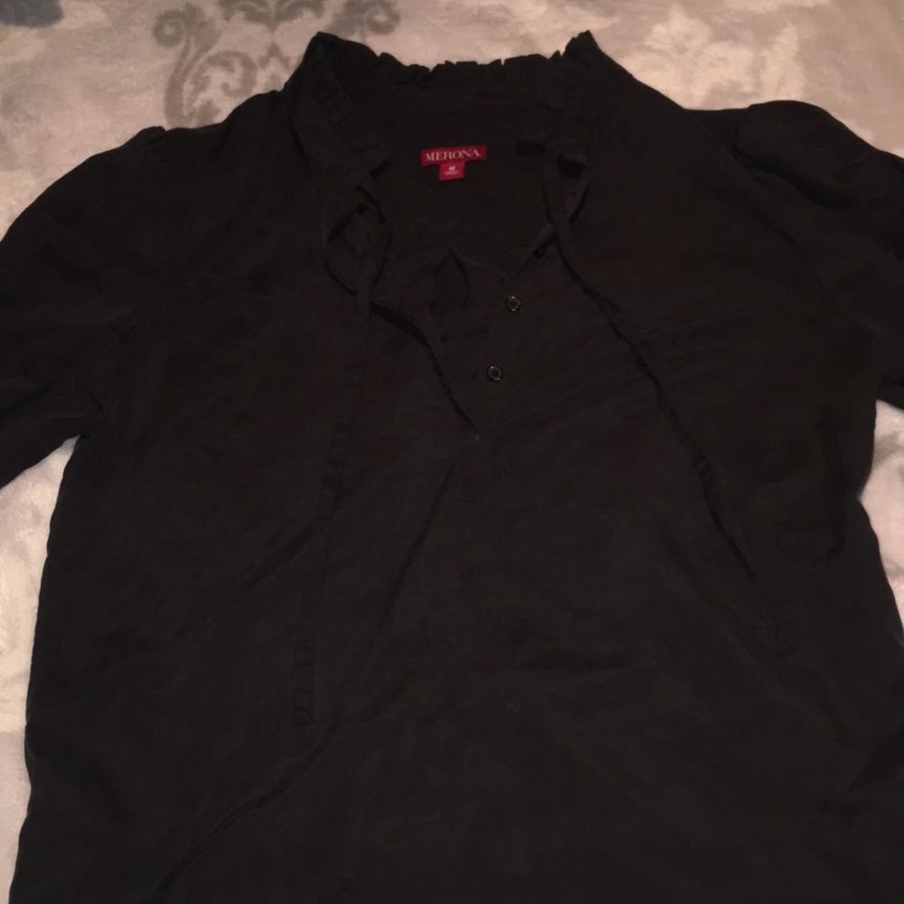 black MERONA dress shirt